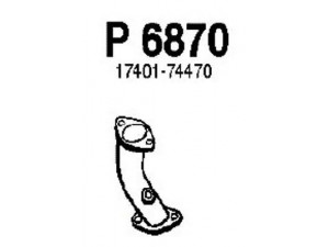 FENNO P6870 išleidimo kolektorius 
 Išmetimo sistema -> Išmetimo vamzdžiai
17401-74470
