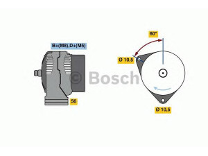 BOSCH 0 124 615 053 kintamosios srovės generatorius 
 Elektros įranga -> Kint. sr. generatorius/dalys -> Kintamosios srovės generatorius
G 515 900 010 100