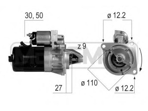 MESSMER 220038 starteris 
 Elektros įranga -> Starterio sistema -> Starteris
50 01 014 230, 77 00 301 993, 77 00 730 756