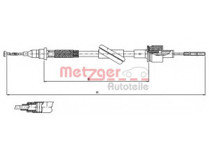 METZGER 10.2445 sankabos trosas 
 Dviratė transporto priemonės -> Kabeliai ir tachometro velenaai -> Sankabos trosas
1011805