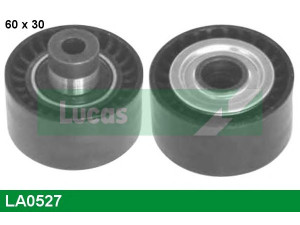 LUCAS ENGINE DRIVE LA0527 kreipiantysis skriemulys, V formos rumbuotas diržas 
 Diržinė pavara -> V formos rumbuotas diržas/komplektas -> Laisvasis/kreipiamasis skriemulys