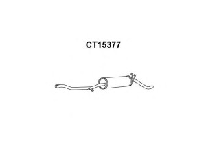 VENEPORTE CT15377 galinis duslintuvas 
 Išmetimo sistema -> Duslintuvas
96001963