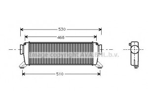 AVA QUALITY COOLING MS4261 tarpinis suslėgto oro aušintuvas, kompresorius 
 Variklis -> Oro tiekimas -> Įkrovos agregatas (turbo/superįkrova) -> Tarpinis suslėgto oro aušintuvas
1685000000