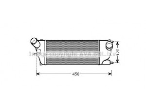 AVA QUALITY COOLING PE4345 tarpinis suslėgto oro aušintuvas, kompresorius 
 Variklis -> Oro tiekimas -> Įkrovos agregatas (turbo/superįkrova) -> Tarpinis suslėgto oro aušintuvas
0384G6, 0384G6