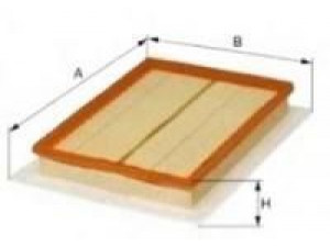 UNIFLUX FILTERS XA692 oro filtras 
 Techninės priežiūros dalys -> Techninės priežiūros intervalai
834158, 835635, 93192056, 93193037