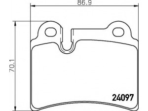 HELLA 8DB 355 011-861 stabdžių trinkelių rinkinys, diskinis stabdys 
 Techninės priežiūros dalys -> Papildomas remontas
7L6698451B, 7L6698451B, 7L6698451B