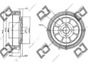 DJ PARTS BR1058 stabdžių būgnas 
 Stabdžių sistema -> Būgninis stabdys -> Stabdžių būgnas
4299052, 4340301, 4340305, 4360976
