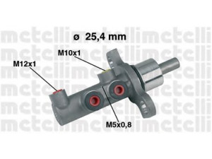 METELLI 05-0438 pagrindinis cilindras, stabdžiai 
 Stabdžių sistema -> Pagrindinis stabdžių cilindras
77363612, 77363612, 558092, 93172088