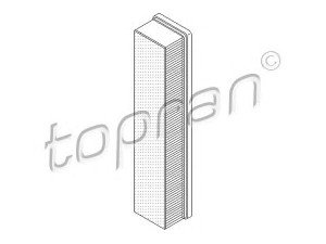 TOPRAN 700 249 oro filtras 
 Techninės priežiūros dalys -> Techninės priežiūros intervalai
1654 600 QAK, 1654 6BN 700, 7701 477 208