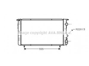 AVA QUALITY COOLING RTA2150 radiatorius, variklio aušinimas 
 Aušinimo sistema -> Radiatorius/alyvos aušintuvas -> Radiatorius/dalys
6025101338