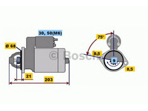 BOSCH 0 001 106 015 starteris
1516766R, 9133598, 9198701, 9198701