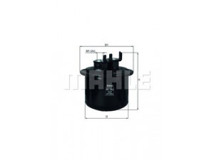 KNECHT KL 562 kuro filtras 
 Techninės priežiūros dalys -> Papildomas remontas
25121603, 16010SF1505, 16010SF1506
