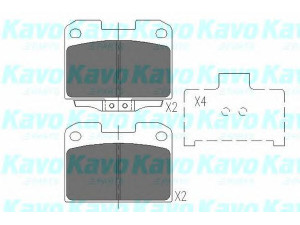KAVO PARTS KBP-5531 stabdžių trinkelių rinkinys, diskinis stabdys 
 Techninės priežiūros dalys -> Papildomas remontas
AY060MT005, MB895303, MR128100