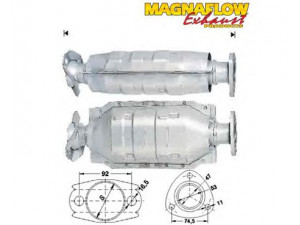 MAGNAFLOW 83011 katalizatoriaus keitiklis 
 Išmetimo sistema -> Katalizatoriaus keitiklis
18160P06G20, 18160P06J10