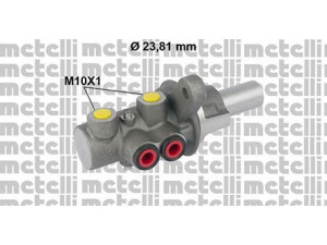 METELLI 05-0778 pagrindinis cilindras, stabdžiai 
 Stabdžių sistema -> Pagrindinis stabdžių cilindras
77365230, 77365868, 558220, 558222