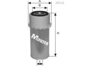 MFILTER A 863 oro filtras 
 Techninės priežiūros dalys -> Techninės priežiūros intervalai
MD 620563, MR 239466, MR 323949