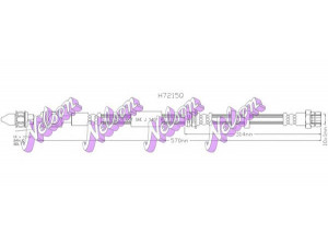 Brovex-Nelson H7215Q stabdžių žarnelė 
 Stabdžių sistema -> Stabdžių žarnelės
6R0611701B, 6R0611701J, 6R0611701A