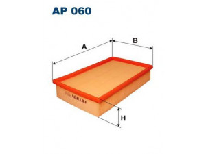 FILTRON AP060 oro filtras 
 Techninės priežiūros dalys -> Techninės priežiūros intervalai
1444P6, 1L0129607M, 1L0129607N