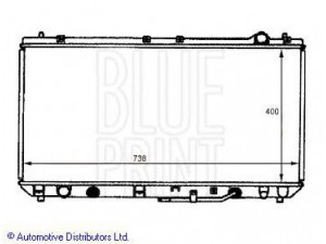 BLUE PRINT ADT39849 radiatorius, variklio aušinimas 
 Aušinimo sistema -> Radiatorius/alyvos aušintuvas -> Radiatorius/dalys