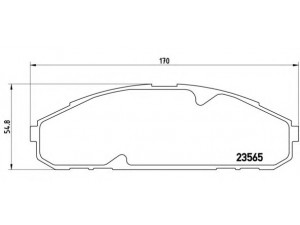 BREMBO P 56 072 stabdžių trinkelių rinkinys, diskinis stabdys 
 Techninės priežiūros dalys -> Papildomas remontas
4106037J91, 4106037J93, D106037J90