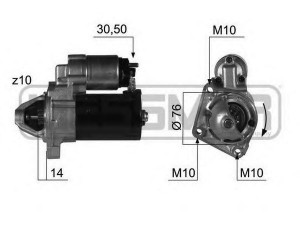 MESSMER 220411 starteris 
 Elektros įranga -> Starterio sistema -> Starteris
1149703, 1309581, 1564732, 2S6U-11000-DA