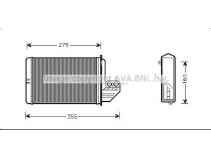 AVA QUALITY COOLING BWA6172 šilumokaitis, salono šildymas 
 Šildymas / vėdinimas -> Šilumokaitis
64118390435, 8390435