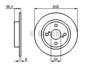 BOSCH 0 986 478 559 stabdžių diskas 
 Dviratė transporto priemonės -> Stabdžių sistema -> Stabdžių diskai / priedai
42431 12090, 42431 12120