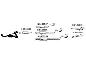 EBERSPÄCHER 842013 išmetimo sistema 
 Išmetimo sistema -> Išmetimo sistema, visa