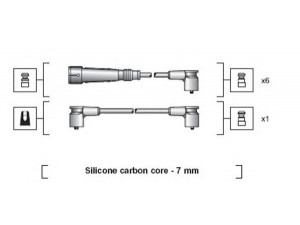 MAGNETI MARELLI 941318111034 uždegimo laido komplektas 
 Kibirkšties / kaitinamasis uždegimas -> Uždegimo laidai/jungtys