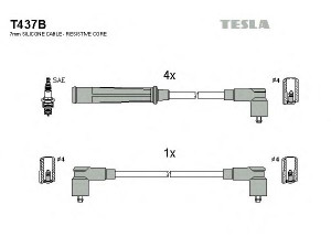TESLA T437B uždegimo laido komplektas 
 Kibirkšties / kaitinamasis uždegimas -> Uždegimo laidai/jungtys
12121705697