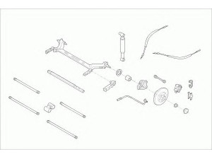 BOGE RENAU-MEGAN-RB006 vairavimo mechanizmas; rato pakaba 
 Ašies montavimas/vairavimo mechanizmas/ratai -> Prekių paieška pagal schemą