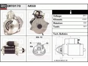 DELCO REMY DRT0170 starteris 
 Elektros įranga -> Starterio sistema -> Starteris
00005801381129, 2995986, 42498718