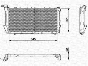 MAGNETI MARELLI 350213643000 radiatorius, variklio aušinimas 
 Aušinimo sistema -> Radiatorius/alyvos aušintuvas -> Radiatorius/dalys
45111GA710, 45111GA720