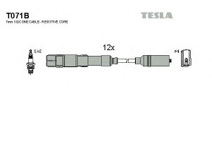 TESLA T071B uždegimo laido komplektas 
 Kibirkšties / kaitinamasis uždegimas -> Uždegimo laidai/jungtys