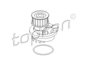 TOPRAN 202 283 vandens siurblys 
 Aušinimo sistema -> Vandens siurblys/tarpiklis -> Vandens siurblys
09192370, 13 34 041, 13 34 050