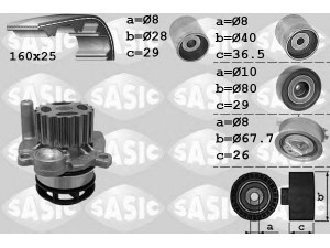 SASIC 3906079 vandens siurblio ir paskirstymo diržo komplektas 
 Diržinė pavara -> Paskirstymo diržas/komplektas -> Paskirstymo diržas/komplektas
03L121011JX+03L198119B, 03L121011JX+03L198119B