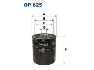 FILTRON OP625 alyvos filtras 
 Techninės priežiūros dalys -> Techninės priežiūros intervalai
OK167, 5025133, 650385, VOF109