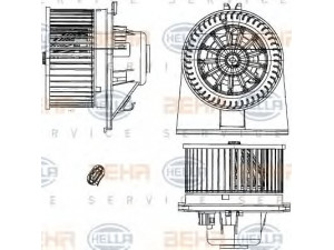 HELLA 8EW 351 303-361 vidaus pūtiklis 
 Šildymas / vėdinimas -> Orpūtė/dalys
6N1 819 021 A, 6N1 819 021 A