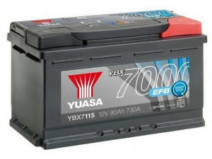 YUASA YBX7115 starterio akumuliatorius 
 Elektros įranga -> Akumuliatorius