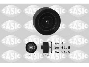 SASIC 1626043 kreipiantysis skriemulys, V formos rumbuotas diržas 
 Diržinė pavara -> V formos rumbuotas diržas/komplektas -> Laisvasis/kreipiamasis skriemulys
059903341, 059903341, 059903341