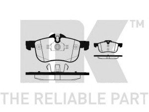 NK 224019 stabdžių trinkelių rinkinys, diskinis stabdys 
 Techninės priežiūros dalys -> Papildomas remontas
GBP90342AF, SFP100511