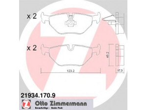 ZIMMERMANN 21934.170.9 stabdžių trinkelių rinkinys, diskinis stabdys 
 Techninės priežiūros dalys -> Papildomas remontas
3421 1 164 499, 3421 1 164 501