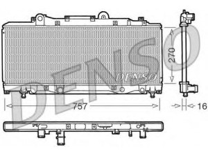 DENSO DRM13002 radiatorius, variklio aušinimas 
 Aušinimo sistema -> Radiatorius/alyvos aušintuvas -> Radiatorius/dalys
46472572