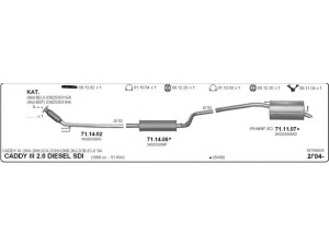 IMASAF 587000038 išmetimo sistema 
 Išmetimo sistema -> Išmetimo sistema, visa
