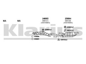 KLARIUS 060202E išmetimo sistema 
 Išmetimo sistema -> Išmetimo sistema, visa