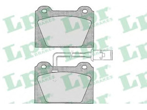 LPR 05P243 stabdžių trinkelių rinkinys, diskinis stabdys 
 Techninės priežiūros dalys -> Papildomas remontas
GBP259, GBP90259