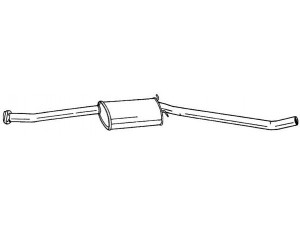 AKS DASIS SG40439 vidurinis duslintuvas