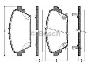 BOSCH 0 986 TB2 340 stabdžių trinkelių rinkinys, diskinis stabdys 
 Techninės priežiūros dalys -> Papildomas remontas
45022-S1A-E02, 45022-S1A-E50, GBP 90346 AF