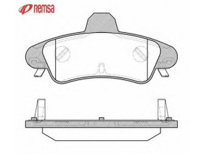 METZGER 0433.20 stabdžių trinkelių rinkinys, diskinis stabdys 
 Techninės priežiūros dalys -> Papildomas remontas
1129885, 1204850, XS7J2M008AA