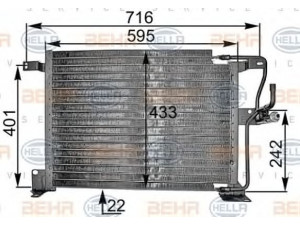 HELLA 8FC 351 300-591 kondensatorius, oro kondicionierius 
 Oro kondicionavimas -> Kondensatorius
55 036 473, 56 005 016, 55005016